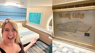 Embarkation Day on the Carnival Mardi Gras! Room Tour, Ship Tour and Food 2024!