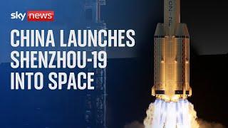 China launches Shenzhou-19 into space