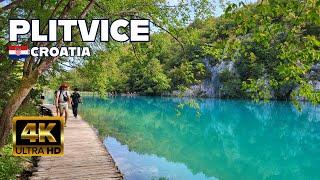 Plitvice Lakes National Park, Croatia - Walking tour [4K video]