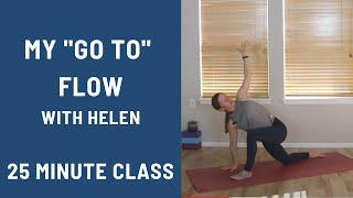 25 Minute Yoga Class - Go To Flow