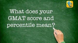 What does your GMAT score and percentile mean?