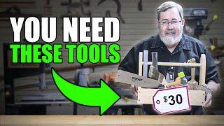 20 Tools Under $30 Every Woodworker Needs