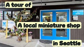 A tour of a local miniature shop in Seattle. #dollhouse #miniatures #miniatureshop #miniatureseattle