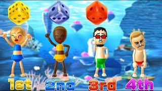 Wii Party Board Game Island - Rosalina Vs Tyrone Vs Akira Vs Emma (Hardest Difficulty)