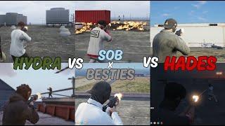 Hydra vs SOB x Besties vs Hades At LSIA During Cargo Ship (Multi POV) | NoPixel 4.0 GTA RP