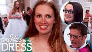 Bride Tricks Entourage Into Loving A Blue Lace Dress | Say Yes To The Dress