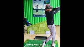 Student Golf Swing Mario doing the famous "Mathew Wolff Drill"