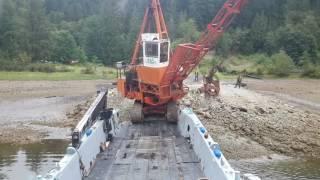 Inlet Raider in Desolation Sound picking up a grapple yarder.