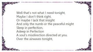 Augie March - Asleep in Perfection Lyrics