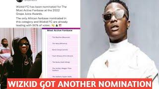 WIZKID FC GOT NOMINATED FOR THE BEST FAN BASE (WIZKID FC). SEE FULL DETAILS...