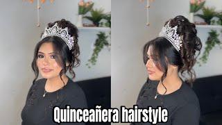 Peinado de quinceañera