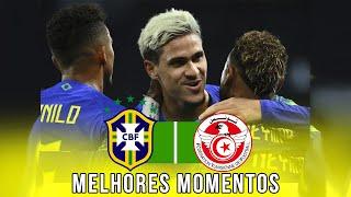 BRASIL 5 X 1 TUNISIA - MELHORES MOMENTOS - AMISTOSO INTERNACIONAL - SELEÇÃO BRASILEIRA 27/09/2022