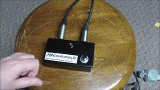 Silent Mic Mute Switch for Stage by Mr. V Amplifiers