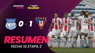 CS Emelec 0 - 1 Liga de Quito Resumen Fecha 12 / 2da Etapa / LigaPro Ecuabet