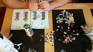 Lego Saturn V build in under 8 minutes