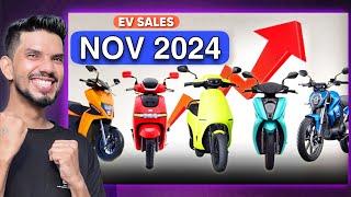 Top 10 Electric Scooters & Bikes in November 2024 l EV sales report 