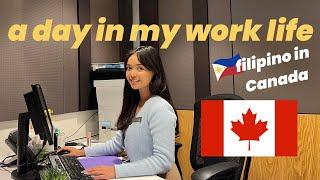 a day in my work life // FILIPINA IMMIGRANT IN CANADA