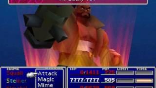 FFVII - Barret Soloing Emerald Weapon in 1:15