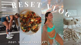 LET'S RESET (post summer traveling)