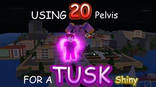 [YBA] Using 20 Pelvis for a TUSK SHINY