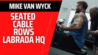 Seated Cable Rows with Mike Van Wyck at Labrada HQ