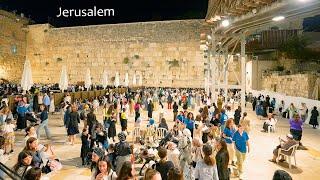 Jerusalem at Night! Happy Jewish New Year 5785! 