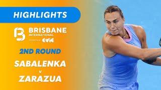 Aryna Sabalenka v Renata Zarazua - Brisbane International Highlights | Wide World of Sports