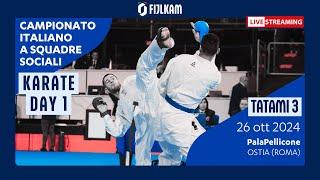 Karate - Campionato Italiano Squadre Sociali - Day1 Tatami3