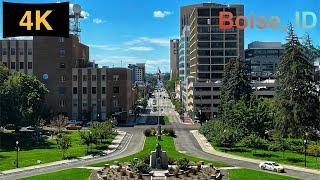 Downtown Boise, ID Driving Tour in Fall 2023.