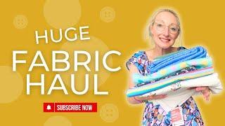 Fabric haul | Sewing plans | sewing vlog | upcycling sewing project