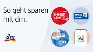 So einfach geht sparen mit dm!