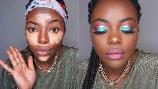 Highlight and Contour Before Foundation For Dark Skin (WOC)