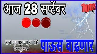 28 September Maharashtra havaman andaj today live/28 September Maharashtra havaman update today live