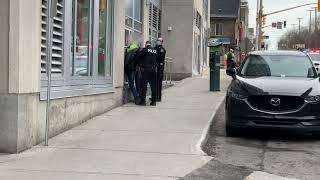 Ottawa police conducting an aresst.