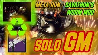 META Clear | Solo GM/Grandmaster Nightfall | Platinum | The Savathun's Worm Edition Proving Grounds