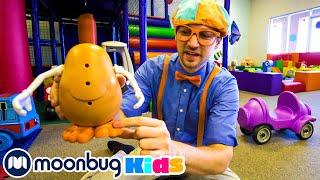 Blippi Learns about Body Parts | Blippi | Kids Songs | Moonbug Kids