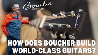 From Lumber to World-Class Guitars! How Boucher builds their guitars!