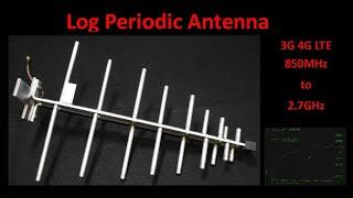 Log Periodic Antenna 3G 4G LTE 850MHz to 2.7GHz