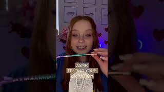 ASMR Testing Your Intuition!