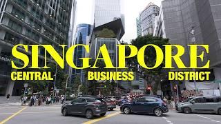 Singapore Central Business District Walk Tour | Raffles Place, Tanjong Pagar, Marina Bay