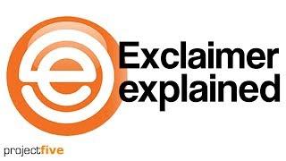 Exclaimer explained