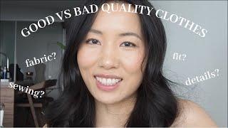 How to tell the difference between good and bad quality clothes (in 5 easy points!)