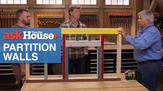 Partition Wall Framing 101 | Ask This Old House