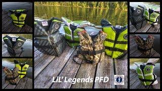 Mustang Survival LiL' Legend PFD on the water