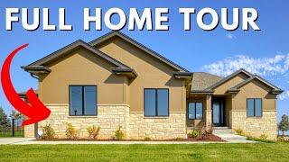 BRAND NEW LUXURY RANCH HOME TOUR IN PAPILLION NEBRASKA | Buckland Homes | Ashbury Farm