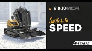 MECALAC | MCR - New crawler skid excavator - Switch to speed!