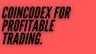 Using Coincodex app for profitable day trading.