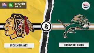 SCHSHL Developmental Hockey | Sachem Braves vs Longwood Green