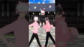 Gojo and Yuta got them moves fr#anime #vrchat #jujutskaisen