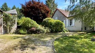 Propriété dans le Morvan, corps de ferme vue panoramique